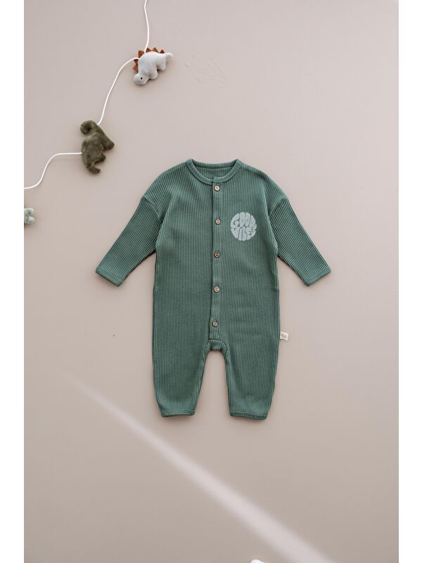 Oh La La Koala For Little Ones Good Vibes Düğmeli Bebek Tulum