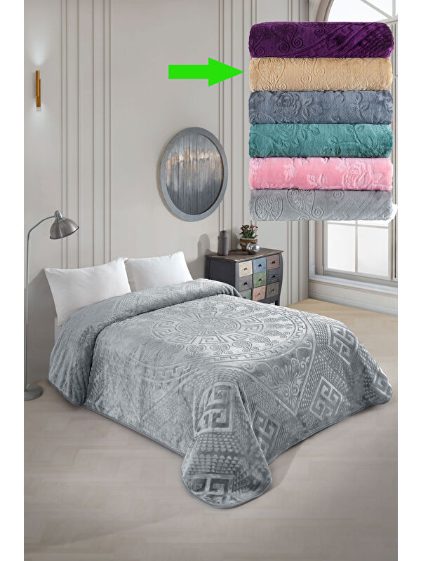 Varol Royal Touch V2 Lüks Kalın Battaniye 220x240 cm — Yumuşak, Sıcak ve Dayanıklı
