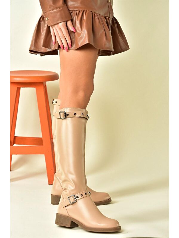 N5184006 Ten Kadın Çizme - Görsel 3