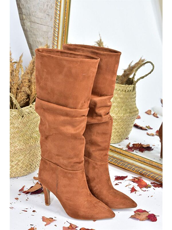 L4048680 Taba Kadın Çizme - Görsel 4