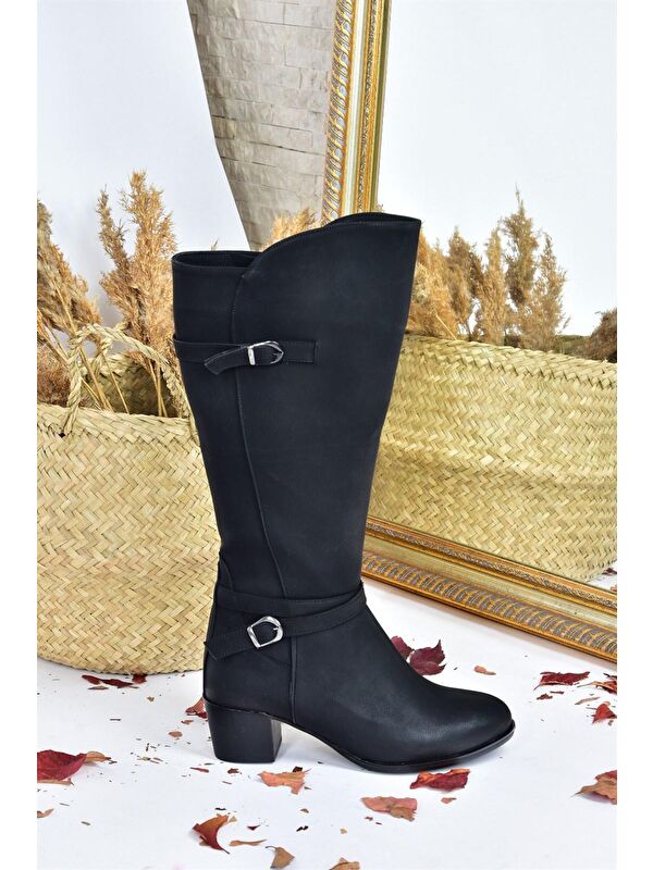L6742300 Siyah Kadın Çizme - Görsel 4