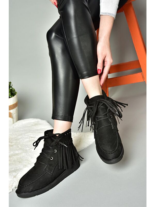 R9735305 Siyah Kadın Bot - Görsel 7