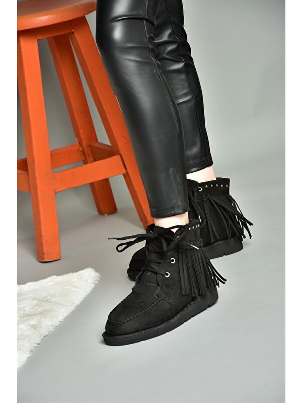 R9735305 Siyah Kadın Bot - Görsel 6