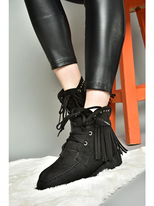 R9735305 Siyah Kadın Bot - Görsel 5