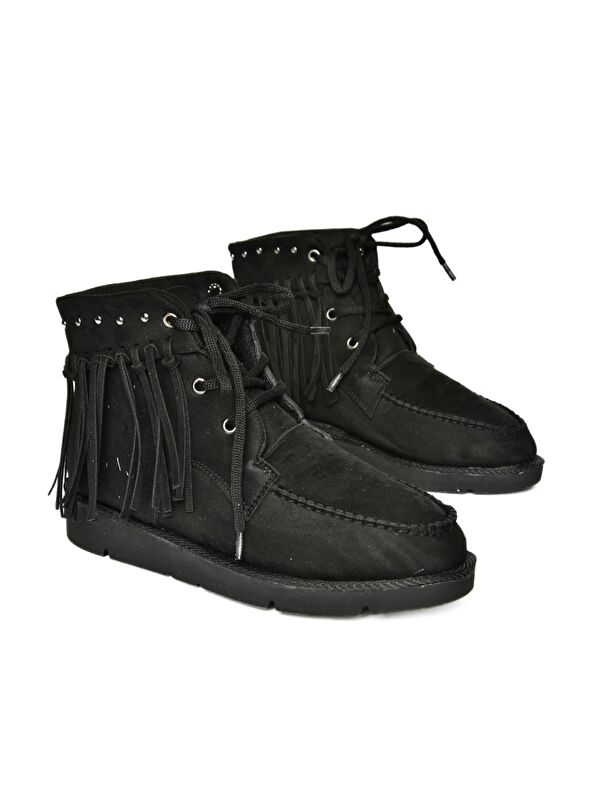 R9735305 Siyah Kadın Bot - Görsel 4