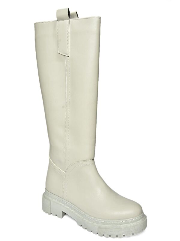 R9732011 Açık Gri Kadın Çizme - Görsel 8