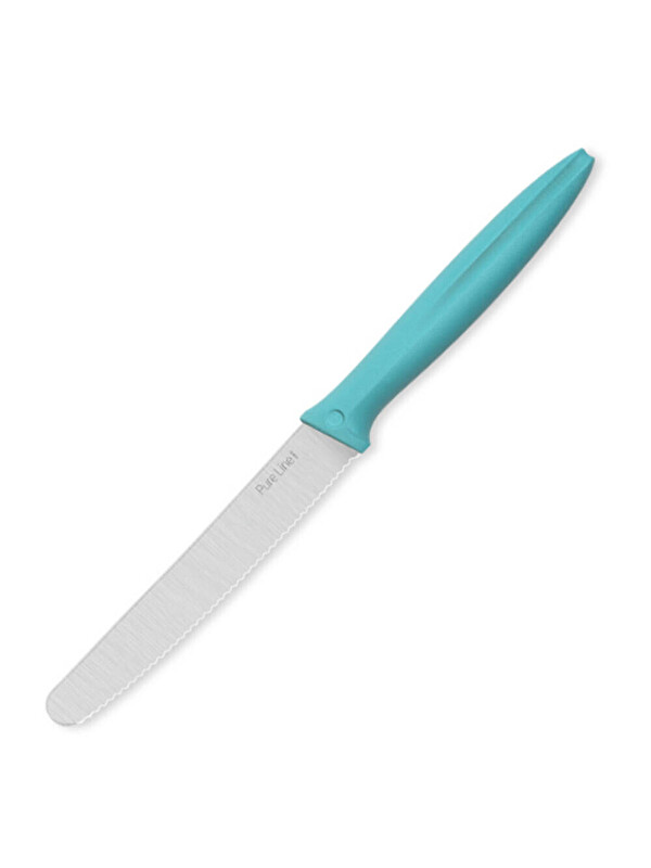 PİRGE Pure Line Domates Bıçağı Dişli 12 cm Turkuaz