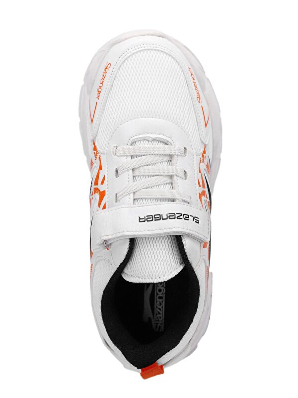 KANNER Kız Çocuk Sneaker Ayakkabı Beyaz / Turuncu - Görsel 6