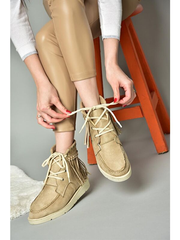 R9735305 Bej Kadın Bot - Görsel 8
