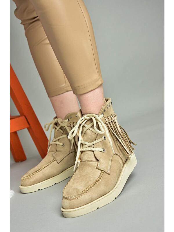 R9735305 Bej Kadın Bot - Görsel 7