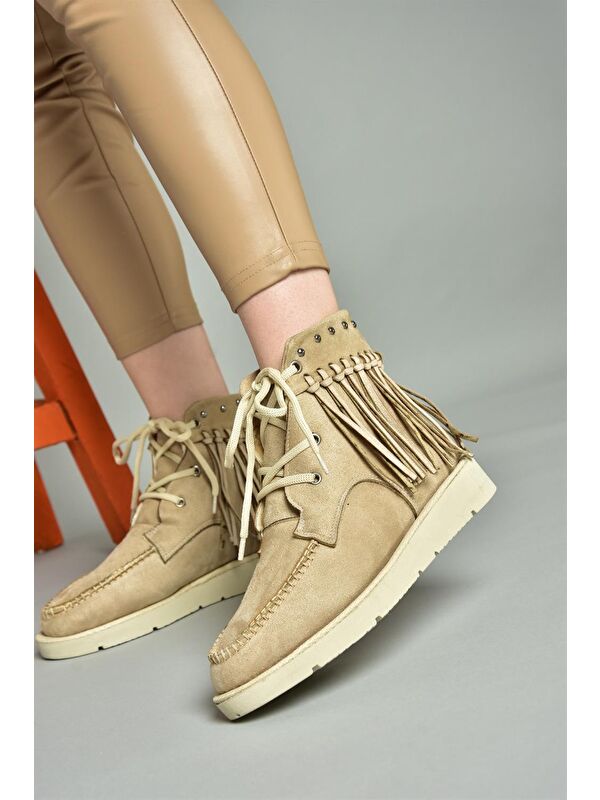 R9735305 Bej Kadın Bot - Görsel 5