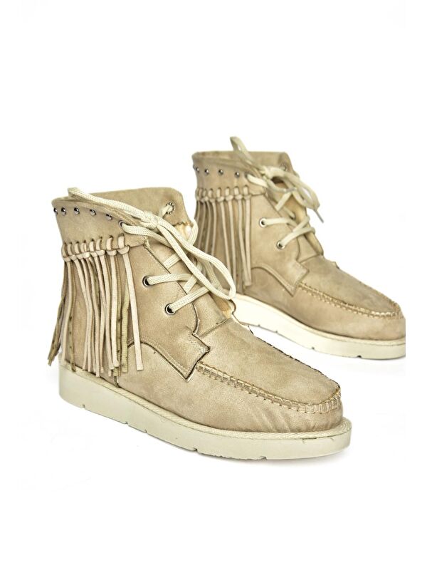 R9735305 Bej Kadın Bot - Görsel 4