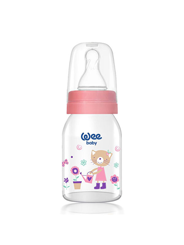 WEE BABY Klasik Cam Biberon 125 ml - Pembe