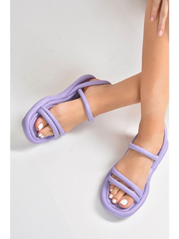 Lila Kadın Sandalet K848218509 - Görsel 5