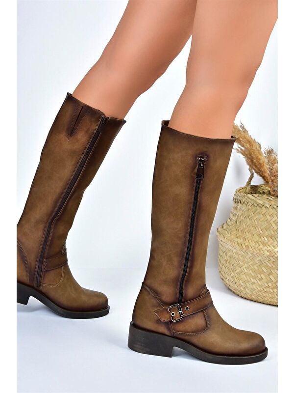 E674270509 Vizon Kadın Çizme - Görsel 3