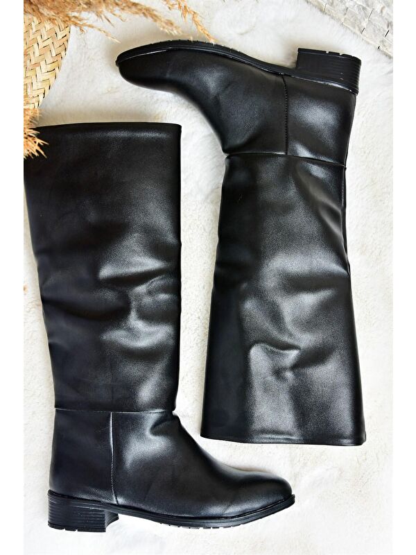 L7266009 Siyah Kadın Çizme - Görsel 6