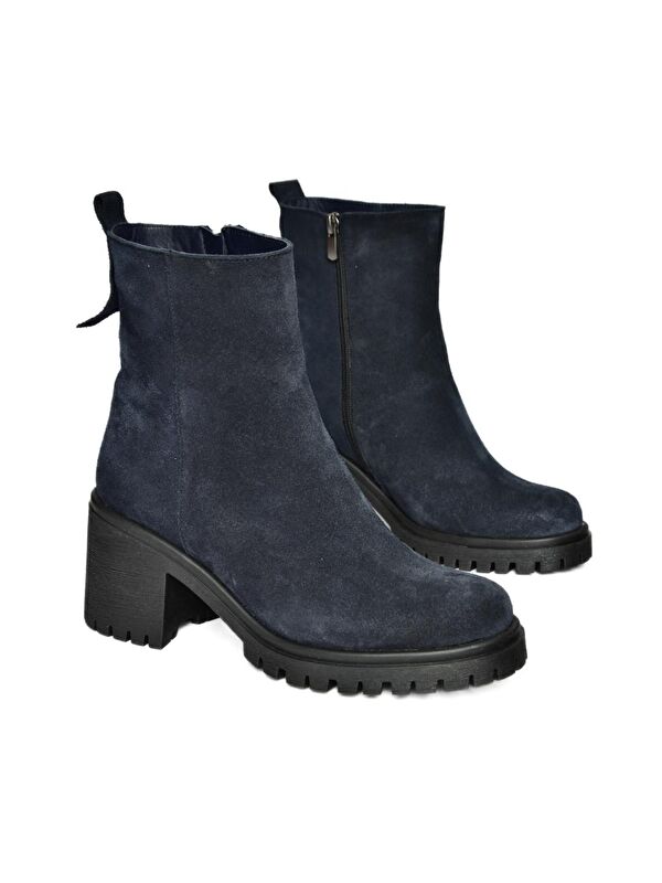 R6540065 Lacivert Kadın Bot - Görsel 6