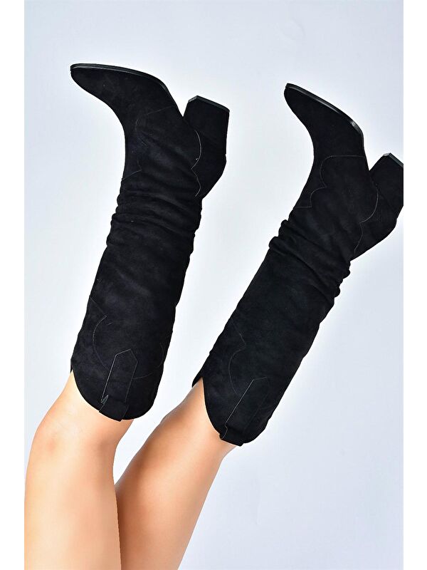 L2960068 Siyah Kadın Çizme - Görsel 3