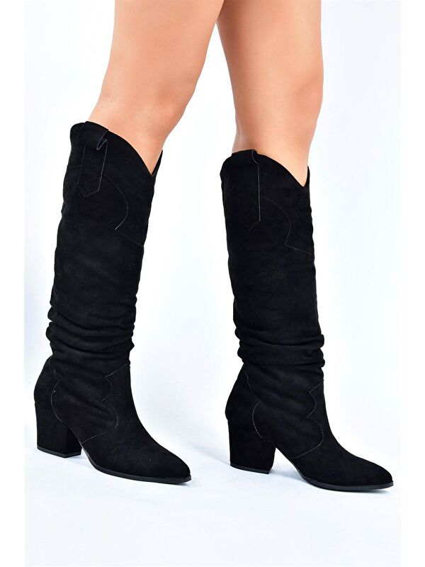 L2960068 Siyah Kadın Çizme - Görsel 4