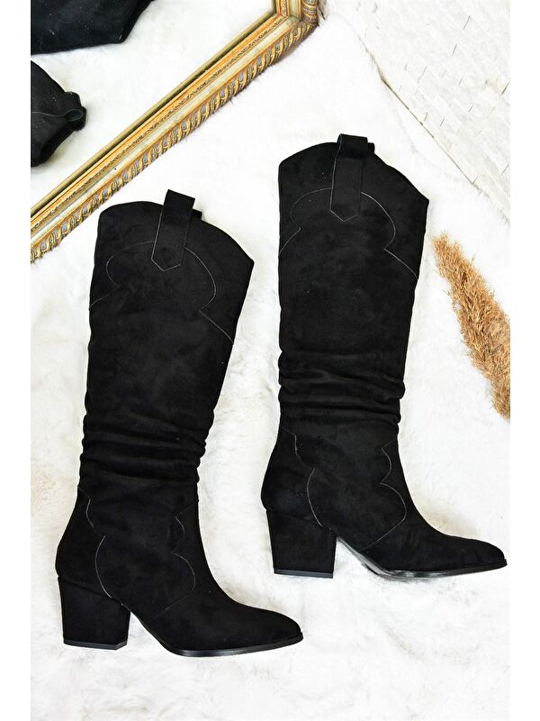 L2960068 Siyah Kadın Çizme - Görsel 5