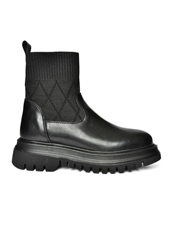 R3121006 Siyah Kadın Bot - Görsel 6