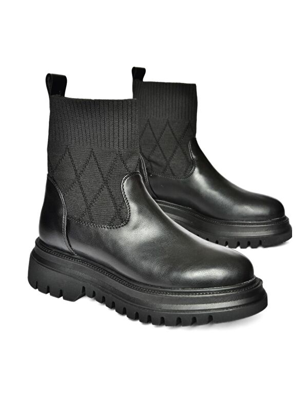 R3121006 Siyah Kadın Bot - Görsel 7