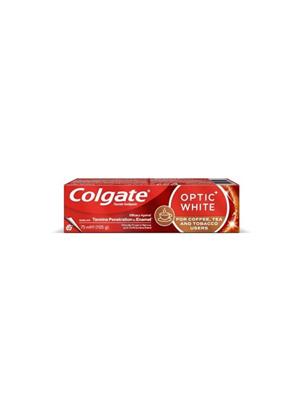 Colgate Optic White Kahve, Çay ve Tütün Kullananlar İçin 75 ML
