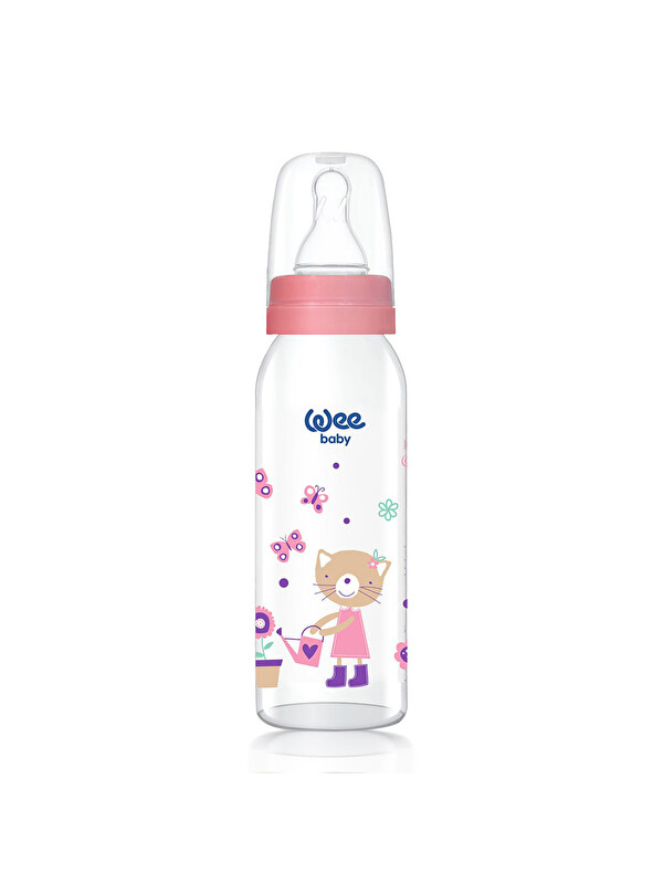 WEE BABY Klasik Cam Biberon 250 ml - Pembe