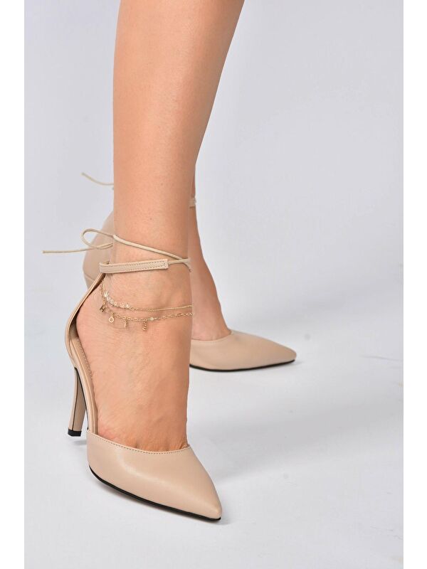 Ten Sivri Burun Kadın Topuklu Ayakkabı K404810209 - Görsel 3