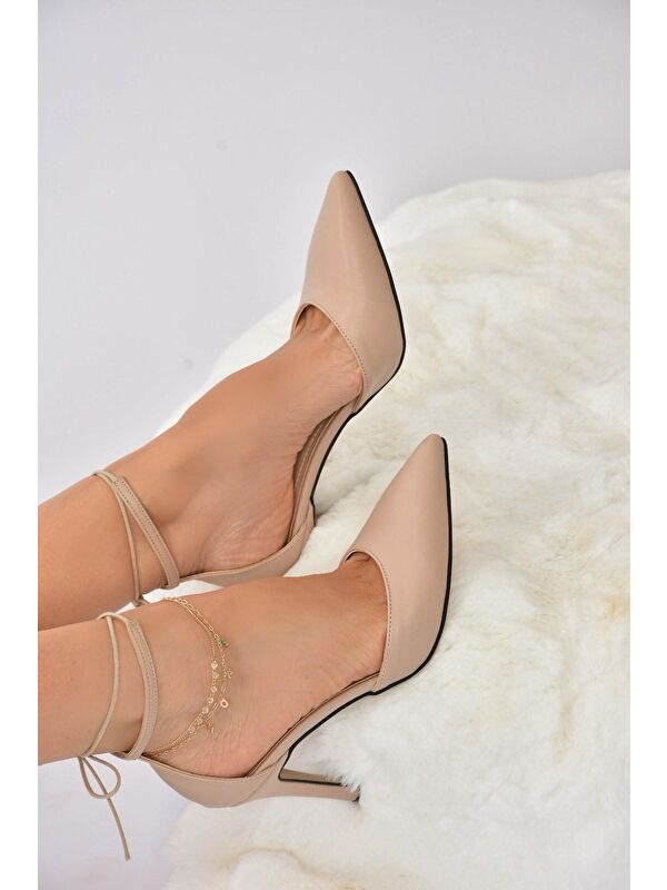 Ten Sivri Burun Kadın Topuklu Ayakkabı K404810209 - Görsel 4