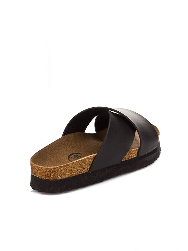 B777742209 Siyah Kadın Terlik - Görsel 5