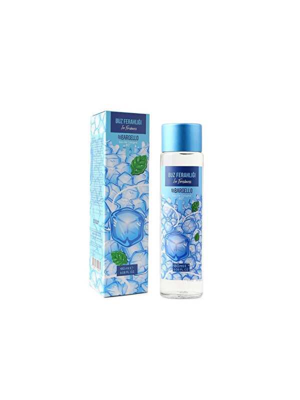 Bargello Buz Ferahliği 180 Ml Cam Dökme Kapak Kolonya Edc