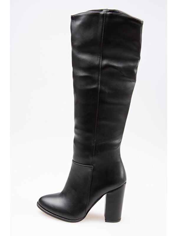 G922920509 Siyah Kadın Çizme - Görsel 4