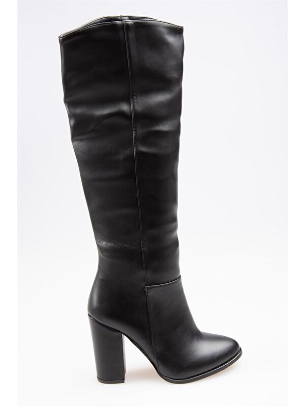 G922920509 Siyah Kadın Çizme - Görsel 5