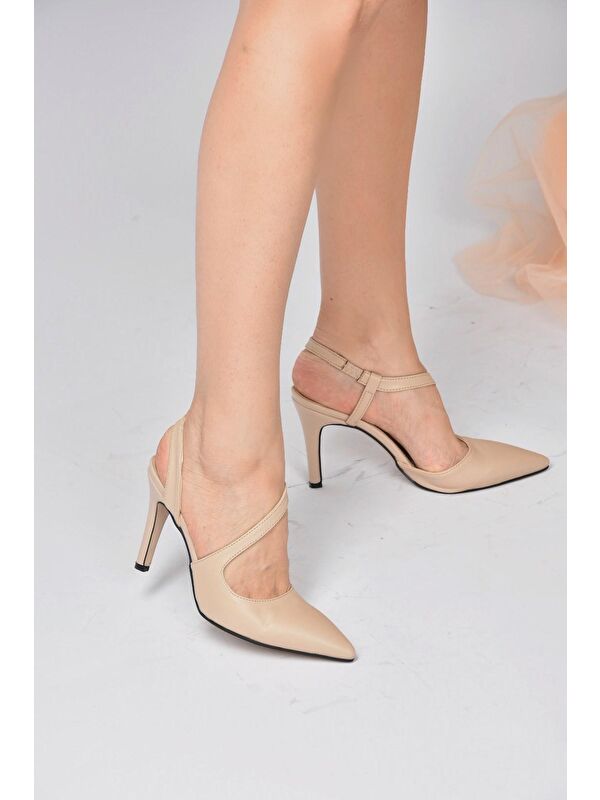 Ten Sivri Burun Kadın Topuklu Ayakkabı K404910809 - Görsel 4