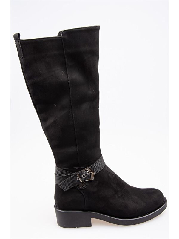 G674240102 Siyah Kadın Çizme - Görsel 4