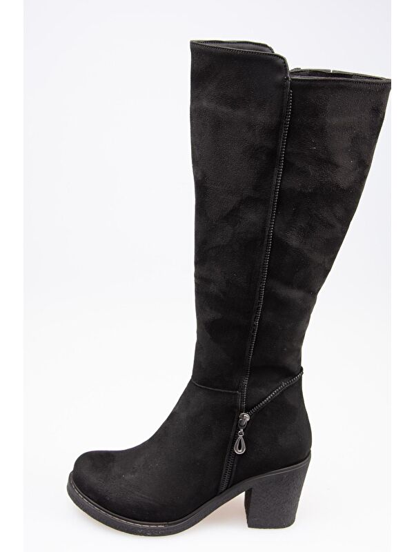 G674252002 Siyah Kadın Çizme - Görsel 4