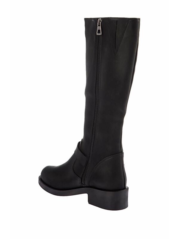E674270509 Siyah Kadın Çizme - Görsel 5