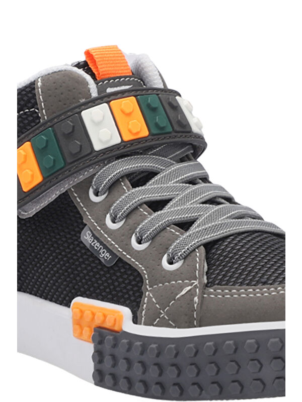 NORTH Unisex Çocuk Cırt Cırtlı Gri Günlük Spor Ayakkabısı - Görsel 5