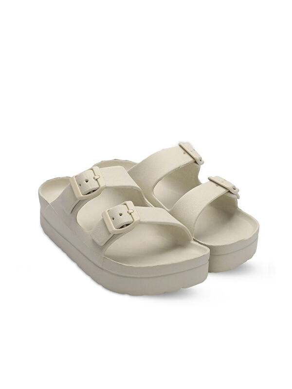 JAYNE Kadın Bej Terlik - Görsel 3