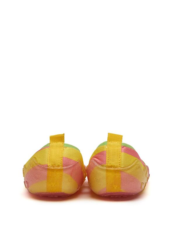 Pembe Sarı Kız Çocuk Kaydırmaz Tabanlı Deniz Ayakkabısı - Görsel 6
