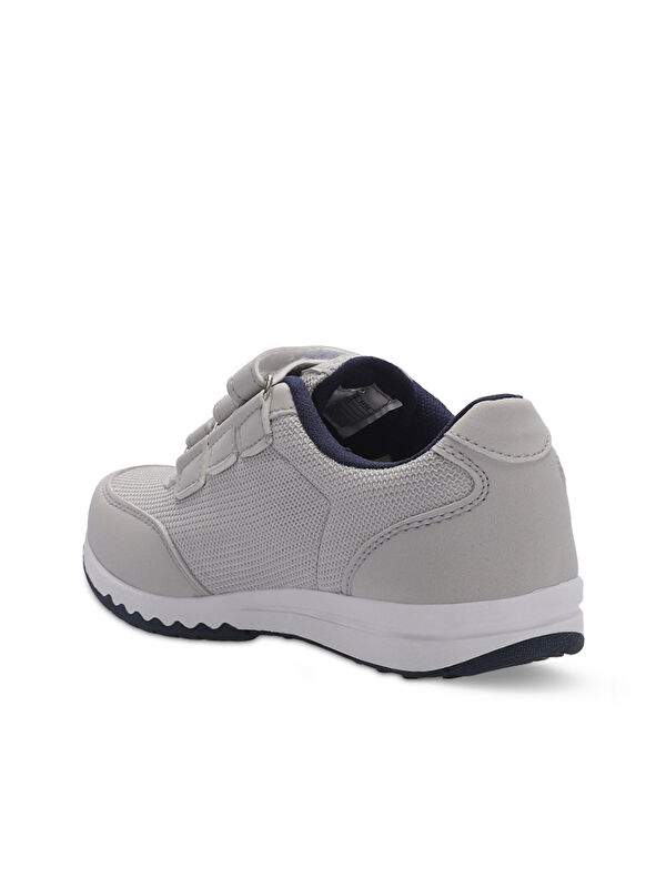 AGATHA I Kadın Cırt Cırtlı Gri / Lacivert Günlük Spor Ayakkabısı - Görsel 4