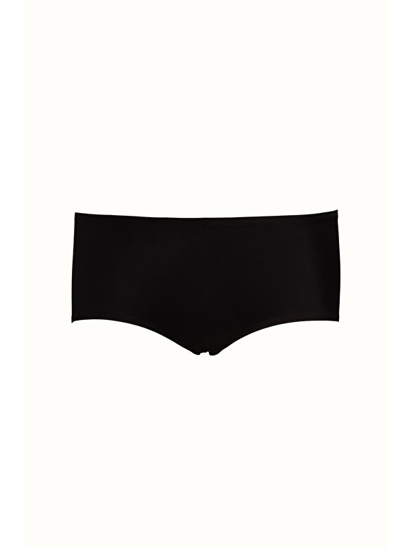 C&City C12804 Kadın Yapıştırma Brezilya Lazer Slip Siyah