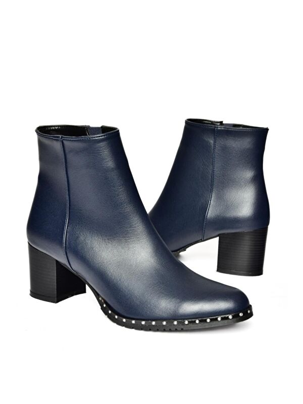 C654013309 Lacivert Kadın Bot - Görsel 7