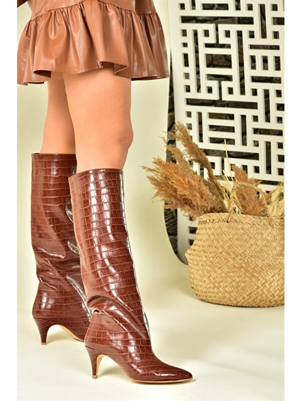 N7492040 Taba Kadın Çizme - Görsel 3