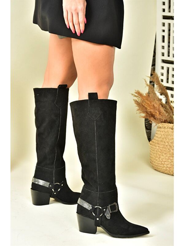N8828807 Siyah Kadın Çizme - Görsel 3