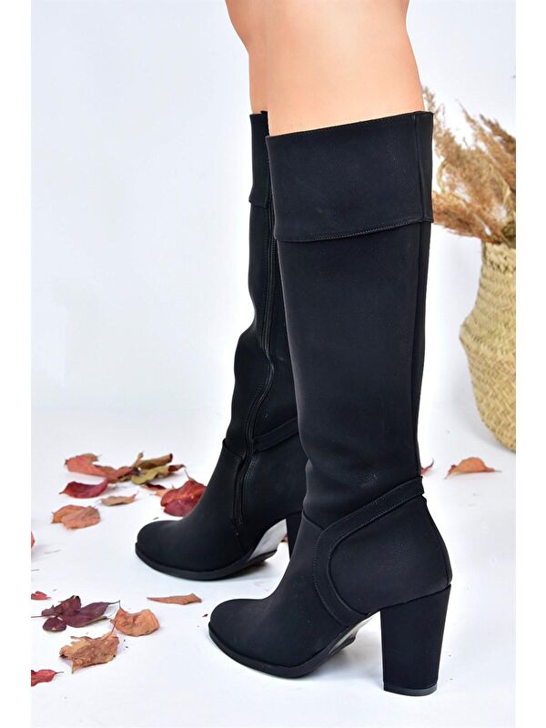 L6742912 Siyah Kadın Çizme - Görsel 4