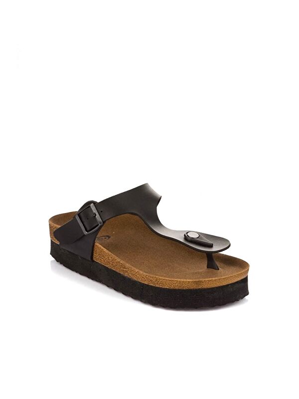 B777731009 Siyah Kadın Terlik - Görsel 4