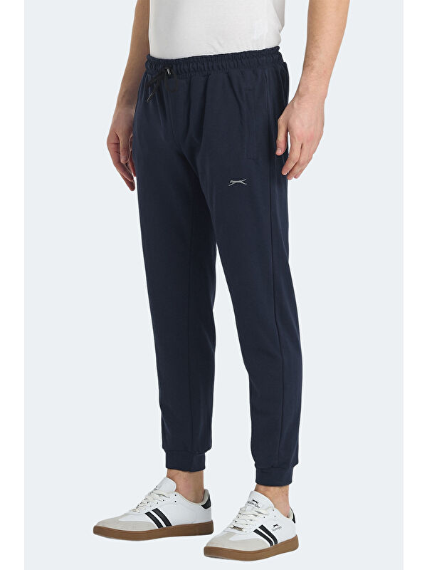 SLAZENGER KISHA IN Erkek Cepli Dar Paça Lacivert Jogger Eşofman Altı