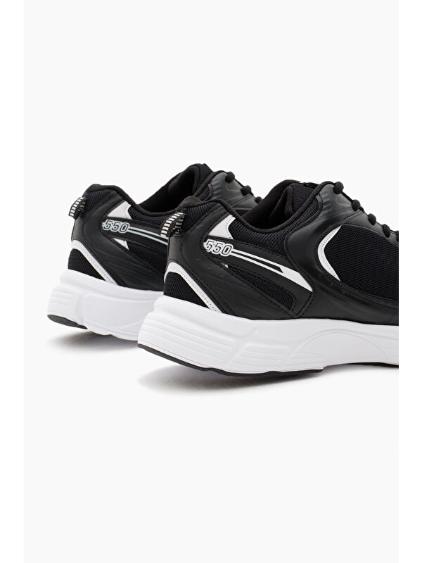 Tonny Black Siyah Tonny Black Rahat Kalip Unisex Faylon Taban Bağcıklı Spor Ayakkabı